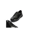 JucaZapatos - Pitillos 20514 - NEGRO - Deportivo en charol coco con cordones elásticos Negro
