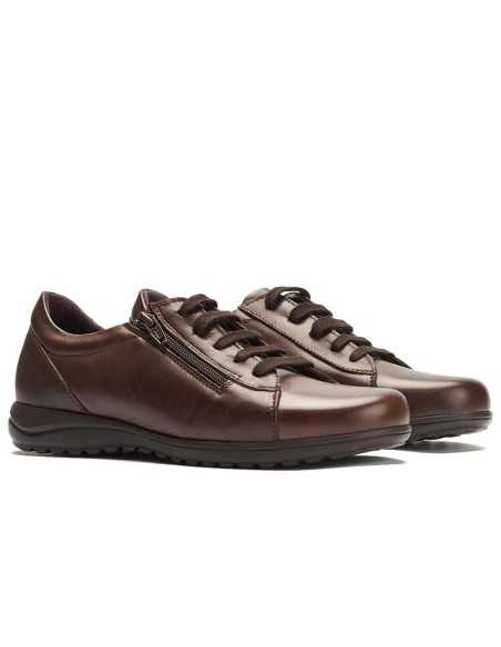 JucaZapatos - Pitillos 20515 - MARRON - Deportivo con Cremallera Marrón