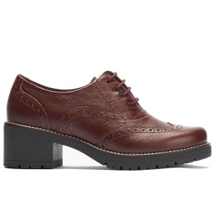 JucaZapatos - Pitillos 11542 - BURDEOS - Blucher en charol coco Burdeos