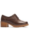 JucaZapatos - Pitillos 20521 - MARRON - Inglés en napa con grano con picados Marrón