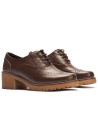 JucaZapatos - Pitillos 20521 - MARRON - Inglés en napa con grano con picados Marrón