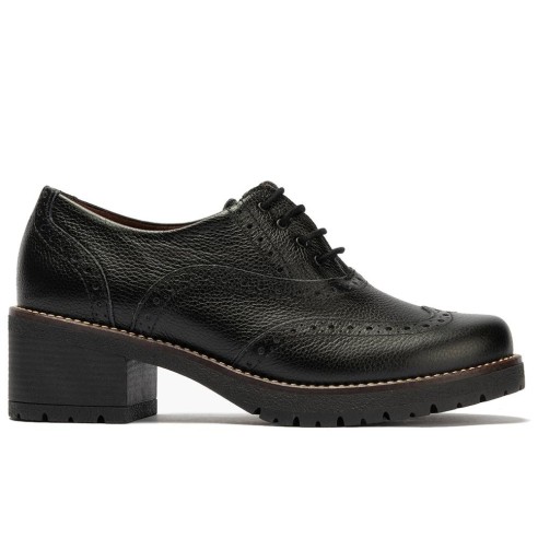 JucaZapatos - Pitillos 20521 - NEGRO - Inglés en napa con grano con picados Negro