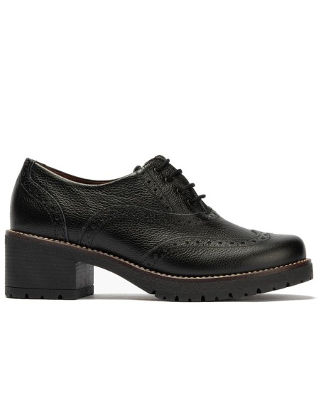 JucaZapatos - Pitillos 20521 - NEGRO - Inglés en napa con grano con picados Negro