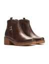 JucaZapatos - Pitillos 20526 - MARRON - Botín en napa con grano con detalle hebilla lateral Marrón