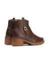 JucaZapatos - Pitillos 20526 - MARRON - Botín en napa con grano con detalle hebilla lateral Marrón