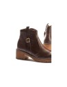 JucaZapatos - Pitillos 20526 - MARRON - Botín en napa con grano con detalle hebilla lateral Marrón