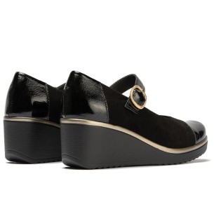 JucaZapatos - Pitillos 11641 - MARRON - Mercedes serpiente charol con velcro Marrón 2