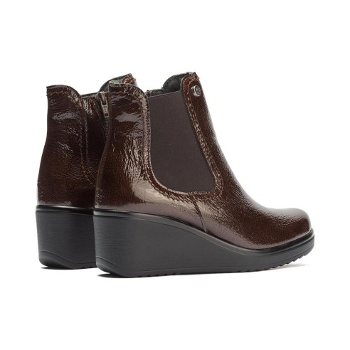 JucaZapatos - Pitillos 20536 - MARRON - Botín chelsea en charol Marrón