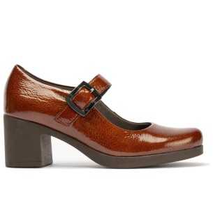 JucaZapatos - Pitillos 30100 - NEGRO - Mercedes en Charol con correa de mujer color negro