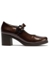 JucaZapatos - Pitillos 30100 - MARRON - Mercedes en Charol con correa de mujer color marron