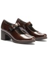 JucaZapatos - Pitillos 30100 - MARRON - Mercedes en Charol con correa de mujer color marron