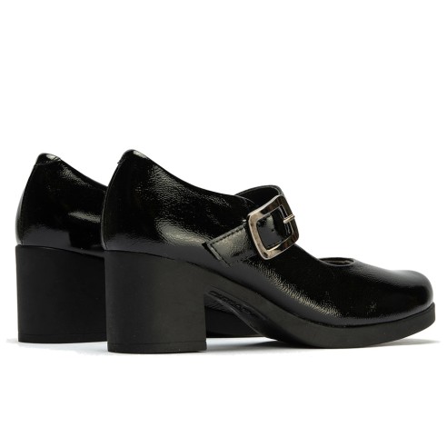 JucaZapatos - Pitillos 30100 - NEGRO - Mercedes en Charol con correa de mujer color negro
