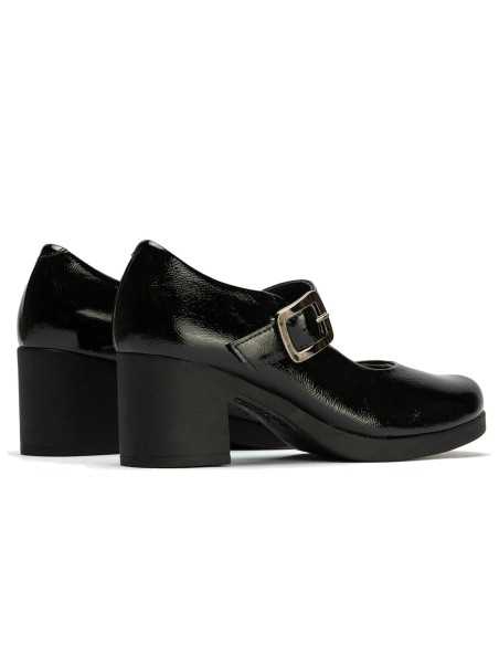 JucaZapatos - Pitillos 30100 - NEGRO - Mercedes en Charol con correa de mujer color negro