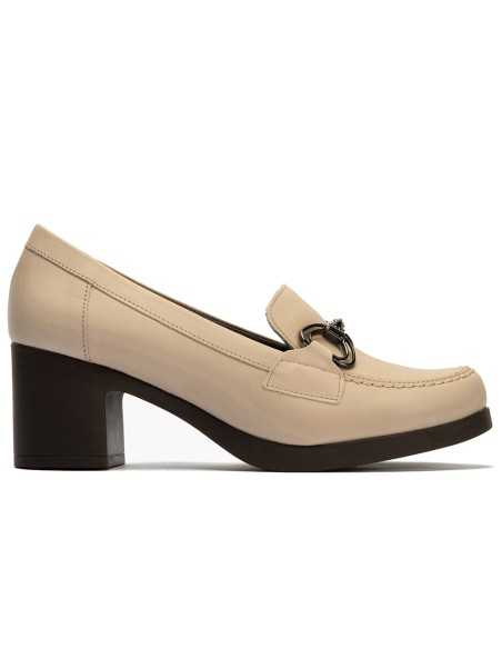 JucaZapatos - Pitillos 30104 - PIEDRA - Mocasín en Napa de mujer color piedra