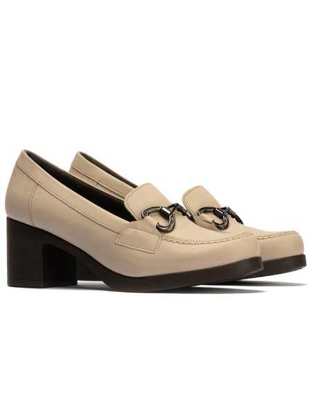 JucaZapatos - Pitillos 30104 - PIEDRA - Mocasín en Napa de mujer color piedra