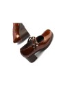 JucaZapatos - Pitillos 30500 - CUERO - Mercedes en charol con doble hebilla Cuero
