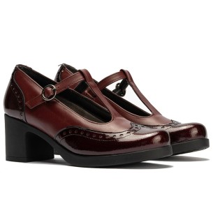 JucaZapatos - Pitillos 30501 - NEGRO - Gilda picados combinada en charol con napa Negro 2