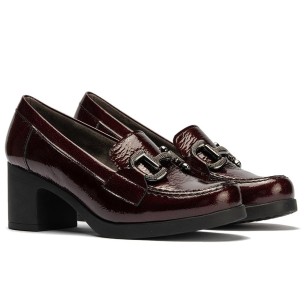 JucaZapatos - Pitillos 30502 - CUERO - Mocasin en Charol con Adorno Cuero 2
