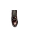 JucaZapatos - Pitillos 30502 - BURDEOS - Mocasin en Charol con Adorno Burdeos