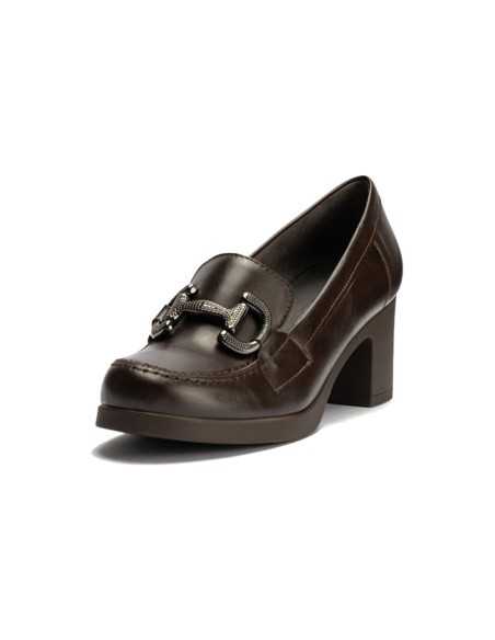 JucaZapatos - Pitillos 30503 - MARRON - Mocasin en Napa con Adorno Marrón