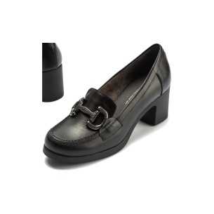 JucaZapatos - Pitillos 11141 - CREMA - Mocasín plano destalonado en piel napa bombeada, con adorno Crema 2