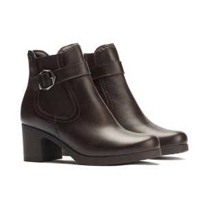 JucaZapatos - Pitillos 10772 - BURDEOS - Abotinado en Coco con elásticos de mujer color burdeos 2