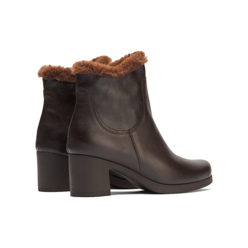 JucaZapatos - Pitillos 30506 - MARRON - Botín en napa con pelo Marrón
