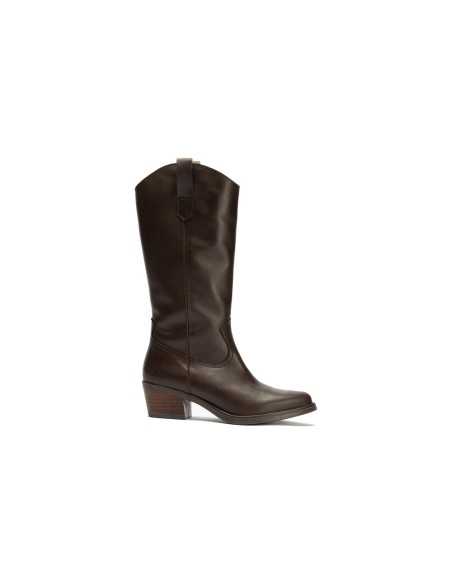 JucaZapatos - Pitillos 30510 - MARRON - Bota Alta en Napa Marrón
