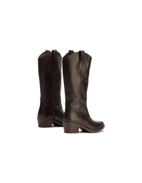 JucaZapatos - Pitillos 30510 - MARRON - Bota Alta en Napa Marrón