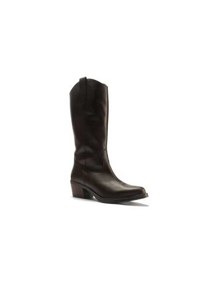 JucaZapatos - Pitillos 30510 - MARRON - Bota Alta en Napa Marrón