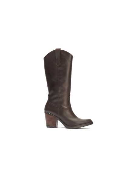 JucaZapatos - Pitillos 30521 - MARRON - Bota Alta en Napa Marrón