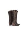 JucaZapatos - Pitillos 30521 - MARRON - Bota Alta en Napa Marrón