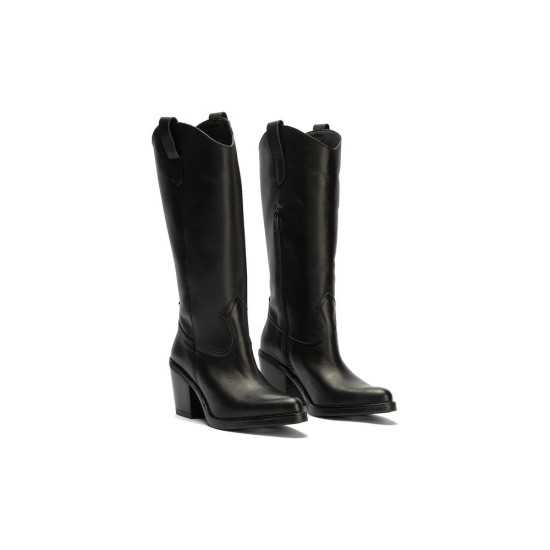 JucaZapatos - Pitillos 30521 - NEGRO - Bota Alta en Napa Negro