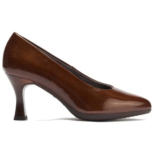 JucaZapatos - Pitillos 10330 - NEGRO - Blucher con rejilla mujer con velcro en piel charol NEGRO