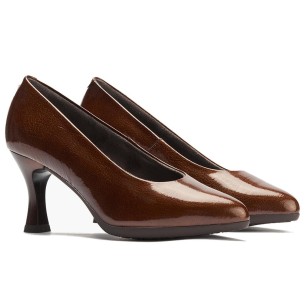 JucaZapatos - Pitillos 10330 - NEGRO - Blucher con rejilla mujer con velcro en piel charol NEGRO 2