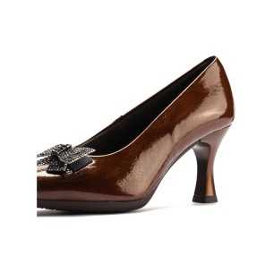 JucaZapatos - Pitillos 11188 - PLATA - Zapato de salón con tacón medio, punta fina y pulsera Plata 2