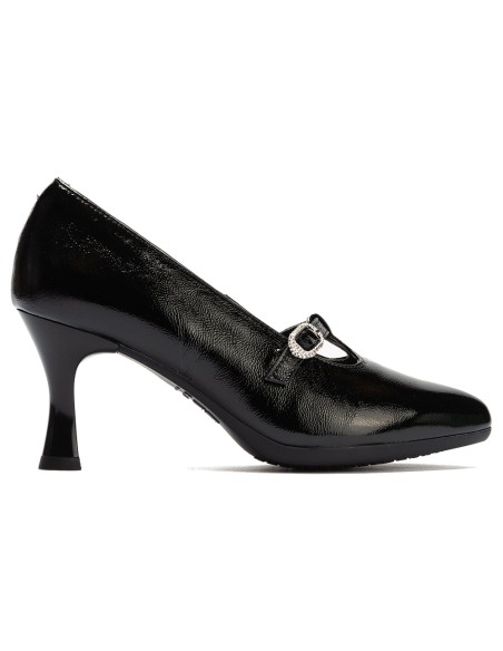 JucaZapatos - Pitillos 30533 - NEGRO - Gilda Baja en Charol Negro
