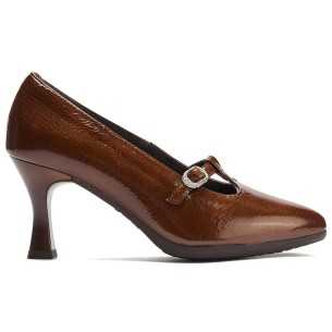 JucaZapatos - Pitillos 11640 - BURDEOS - Salón serpiente charol con ribete elástico Burdeos