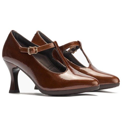 JucaZapatos - Pitillos 30534 - CUERO - Gilda en Charol Cuero