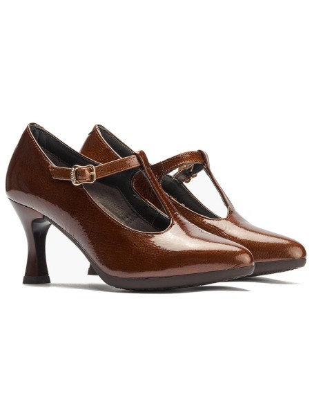 JucaZapatos - Pitillos 30534 - CUERO - Gilda en Charol Cuero