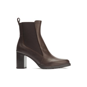 JucaZapatos - Pitillos 11622 - BURDEOS - Abotinado combinado charol con charol coco detalle hebilla Burdeos