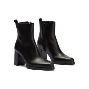 JucaZapatos - Pitillos 11536 - MARRON - Botín con cremallera combinado napa con charol Marrón 2