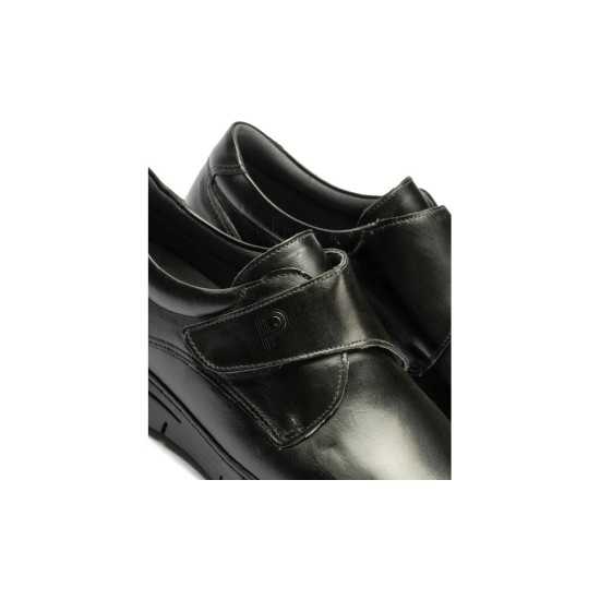 JucaZapatos - Pitillos 113 - NEGRO - Zapato Blucher Velcro Hombre Negro