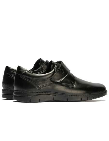 JucaZapatos - Pitillos 113 - NEGRO - Zapato Blucher Velcro Hombre Negro