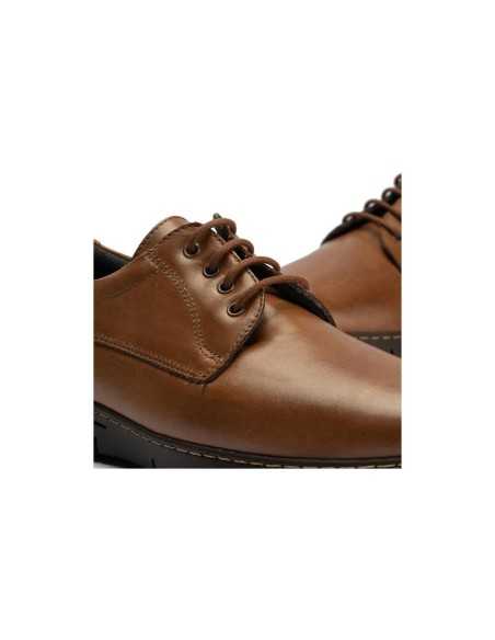 JucaZapatos - Pitillos 114 - LIBANO - Zapato Blucher con Cordones Hombre Marrón Claro