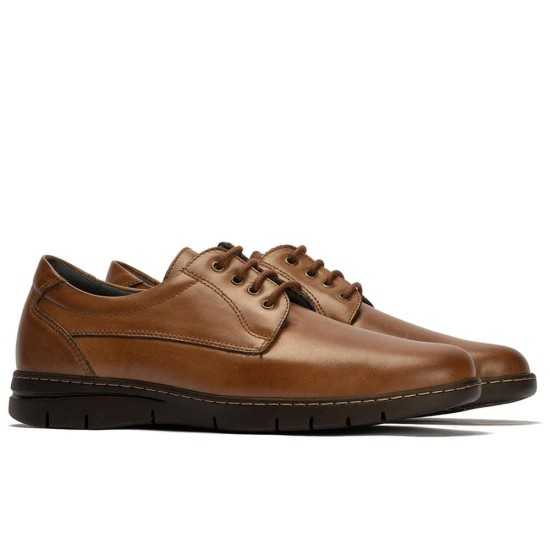 JucaZapatos - Pitillos 114 - LIBANO - Zapato Blucher con Cordones Hombre Marrón Claro