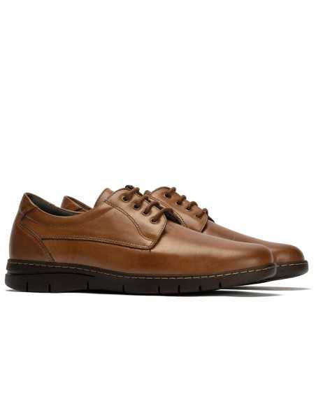 JucaZapatos - Pitillos 114 - LIBANO - Zapato Blucher con Cordones Hombre Marrón Claro