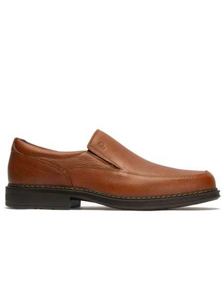 JucaZapatos - Pitillos 120 - CUERO - Manoletina Hombre con Elásticos Piel Cuero