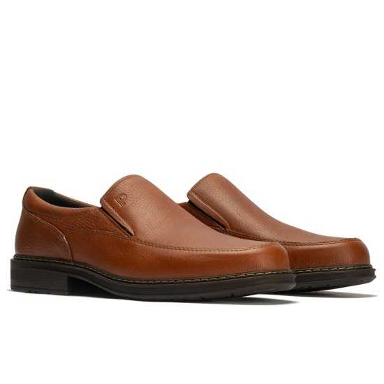 JucaZapatos - Pitillos 120 - CUERO - Manoletina Hombre con Elásticos Piel Cuero