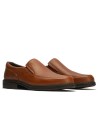 JucaZapatos - Pitillos 120 - CUERO - Manoletina Hombre con Elásticos Piel Cuero